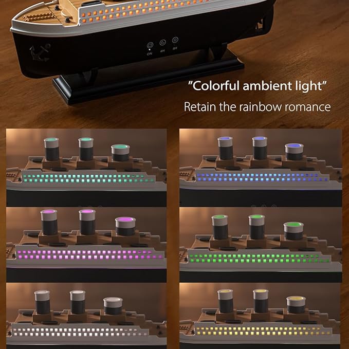 Jellyfish Steam Aromatherapy Oil Diffuser with LED Lights