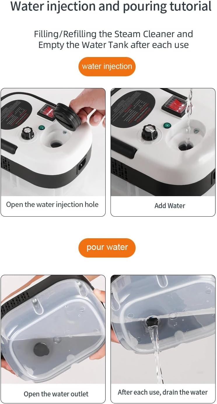 2500W High-Pressure Portable Steam Cleaner