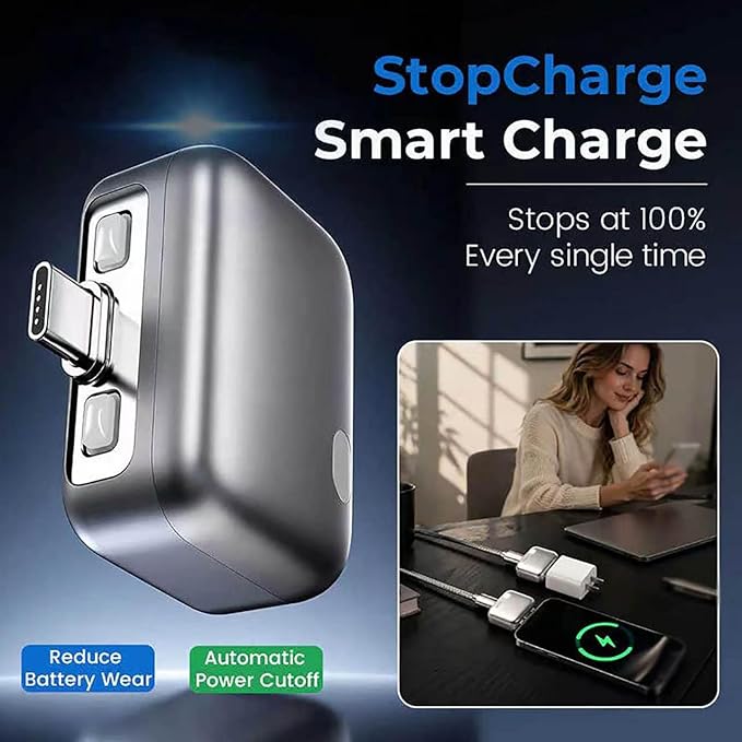 Smart Auto Stop Charging Adapter 140W (2PCS), AI-Powered Full Charge Protection, Universal Fast Charging Splitter for Phones, Tablets & USB Devices