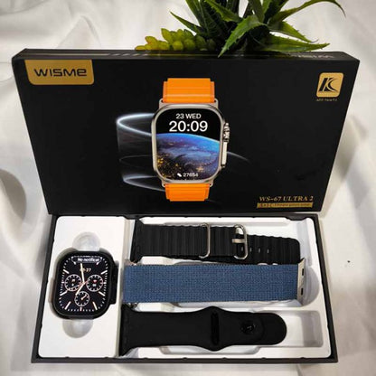 WS-67 Ultra 2 Smartwatch with 3 Straps