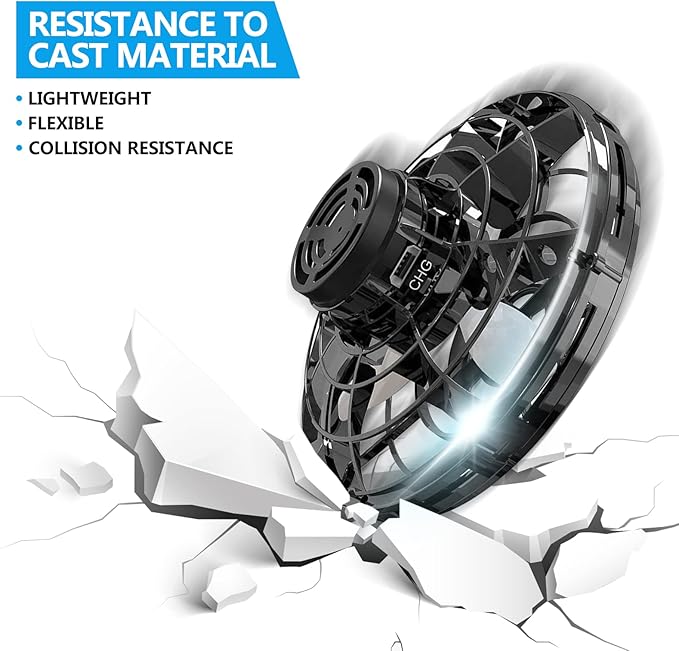 Flying Spinner Mini UFO Drone with LED Lights