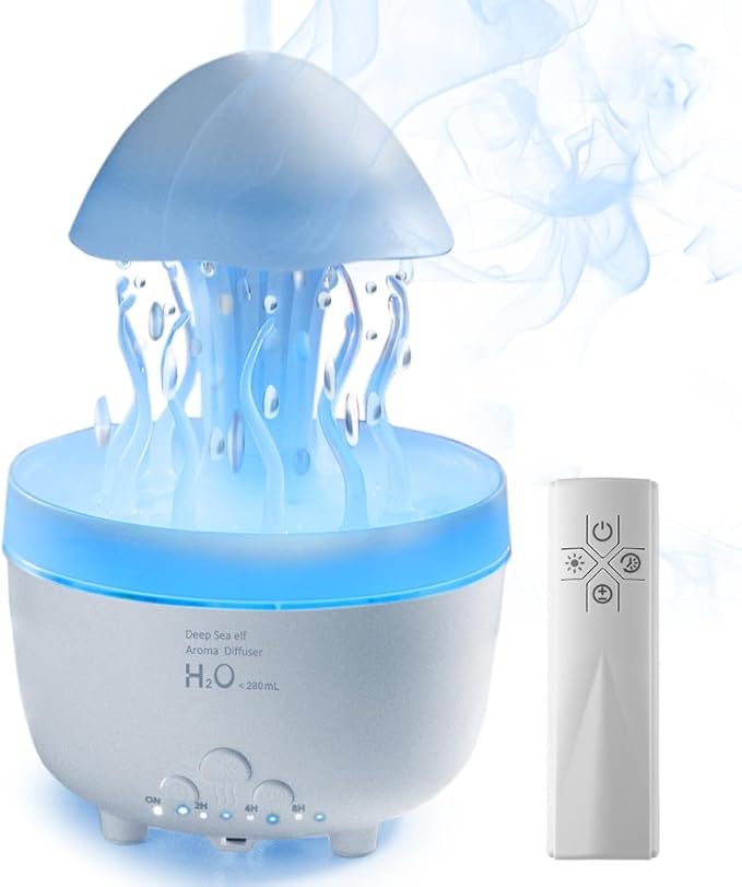 Jellyfish Rain Cloud Aromatherapy Humidifier