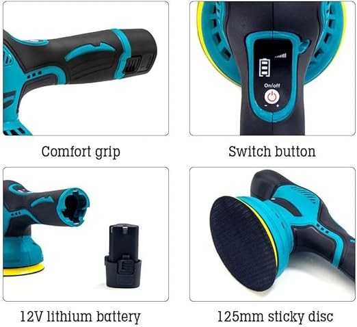 BOSS LIFESTYLE Cordless Car Polisher & Buffer