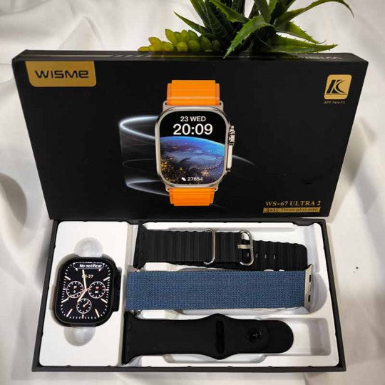WS-67 Ultra 2 Smartwatch with 3 Straps