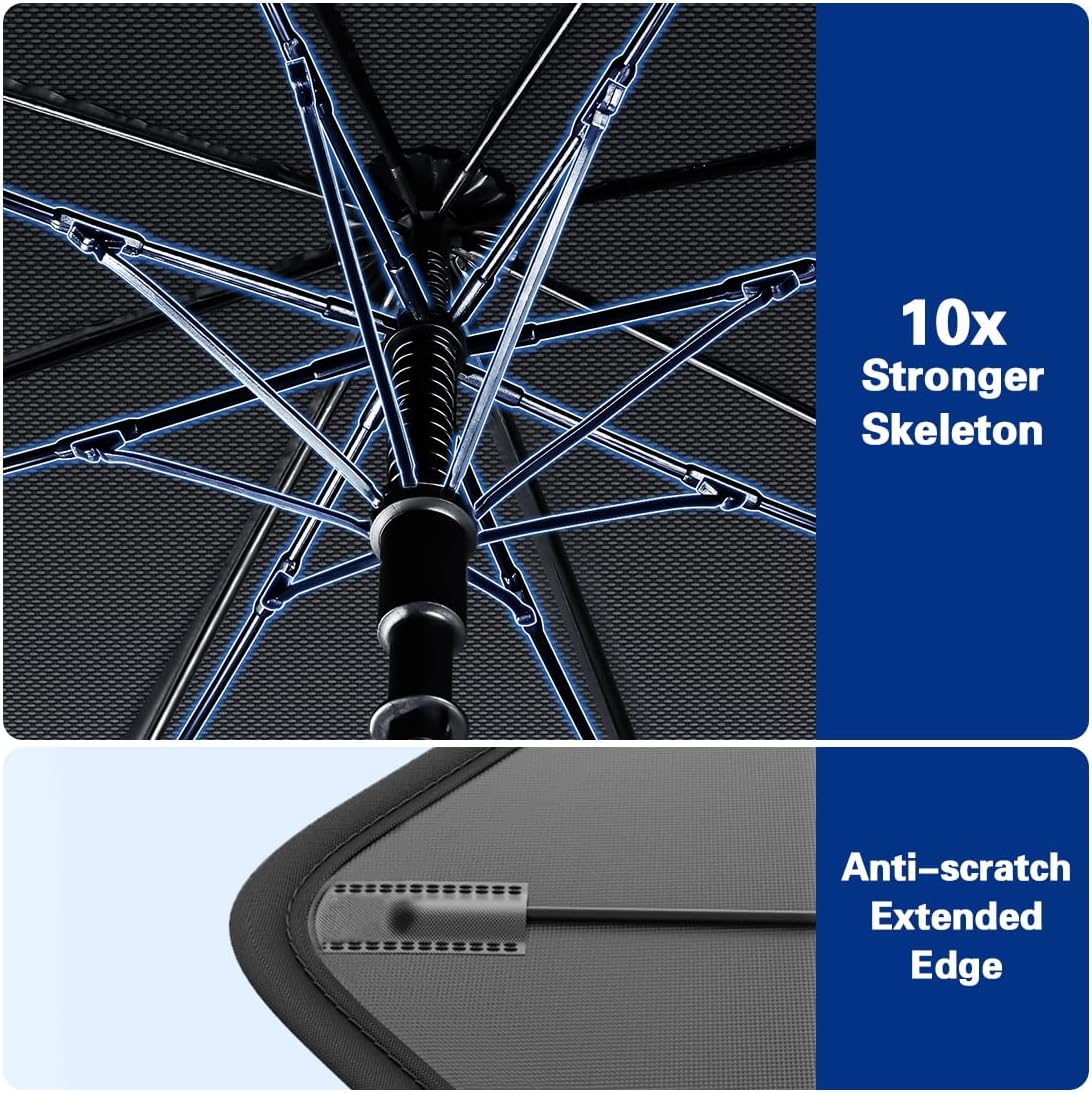 Foldable Car Windshield Sun Shade Umbrella