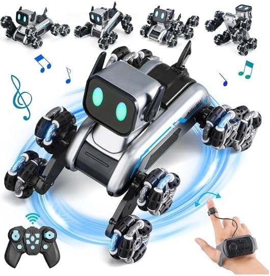 Dog Robot RC Car with Gesture Sensor & Lights