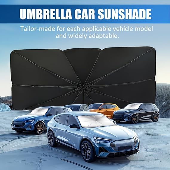 Foldable Car Windshield Sun Shade Umbrella
