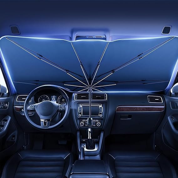 Foldable Car Windshield Sun Shade Umbrella