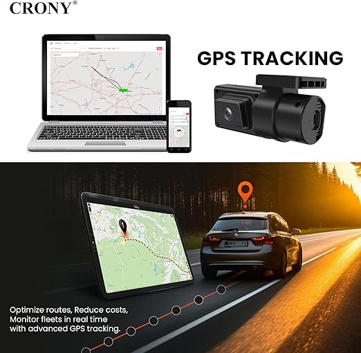 CRONY JC181 Front & Rear Dash Cam – 4G 1080P Full HD