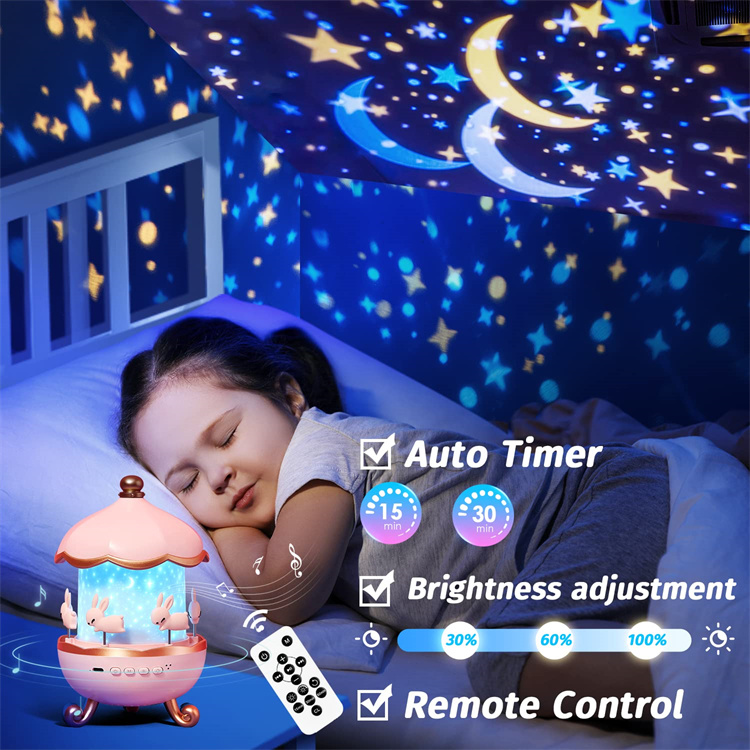 Glaceon Star Projector Night Light for Kids