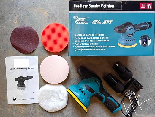 BOSS LIFESTYLE Cordless Car Polisher & Buffer