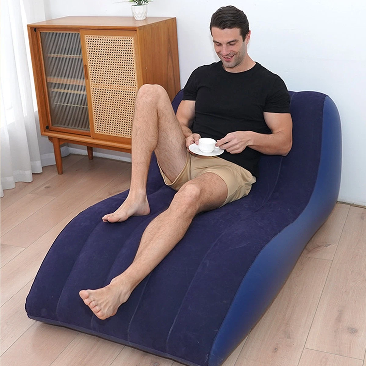 Outdoor Flocking Inflatable Sofa