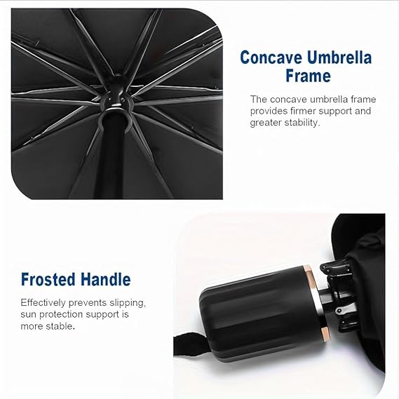 Foldable Car Windshield Sun Shade Umbrella