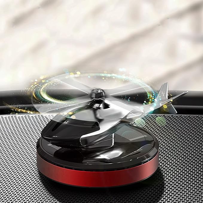 Rotating Helicopter Solar Car Air Freshener (Osmanthus & Vanilla)