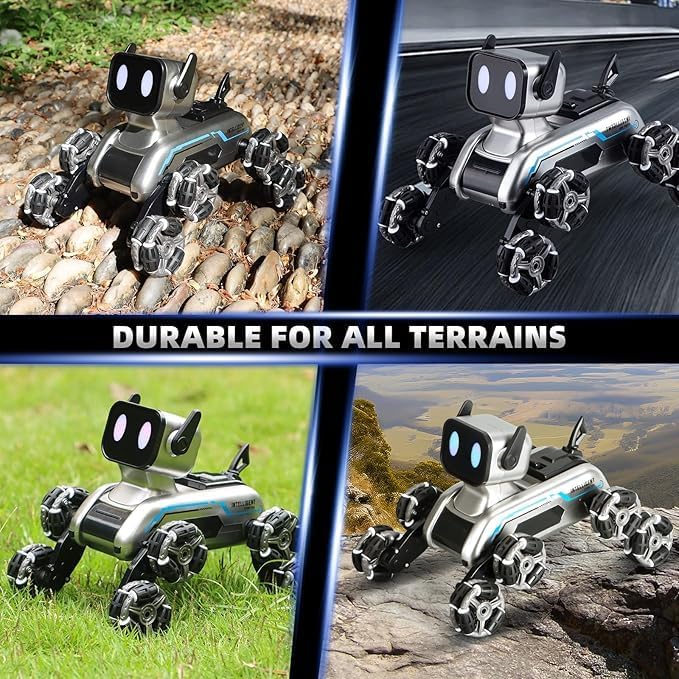 Dog Robot RC Car with Gesture Sensor & Lights