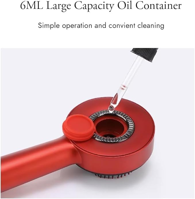 Cordless Electric Scalp Massager Brush with Oil Applicator