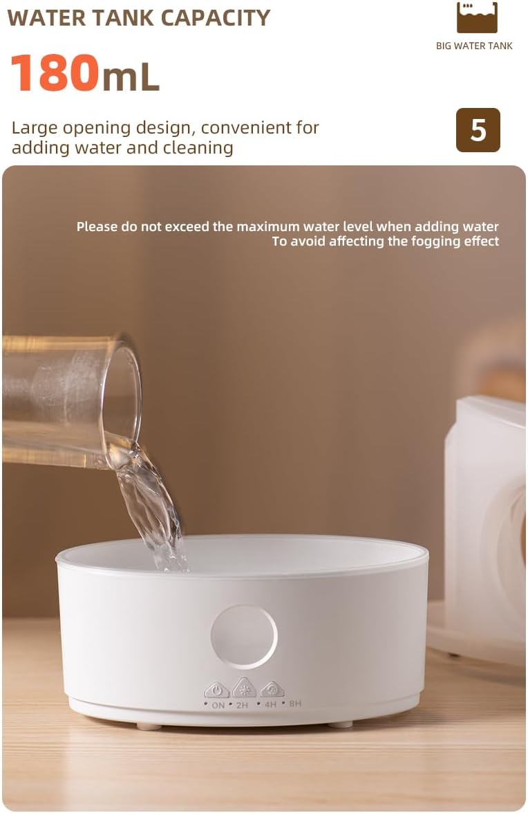 Water Drip Aromatherapy Humidifier with LED Light & Remote