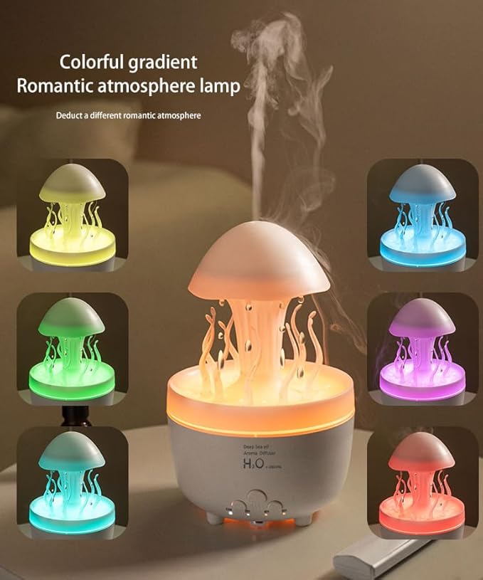 Jellyfish Rain Cloud Aromatherapy Humidifier
