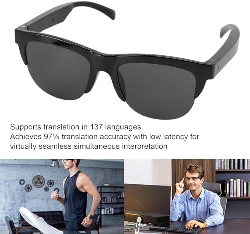 Annadue Smart Translator Glasses with Bluetooth 5.4