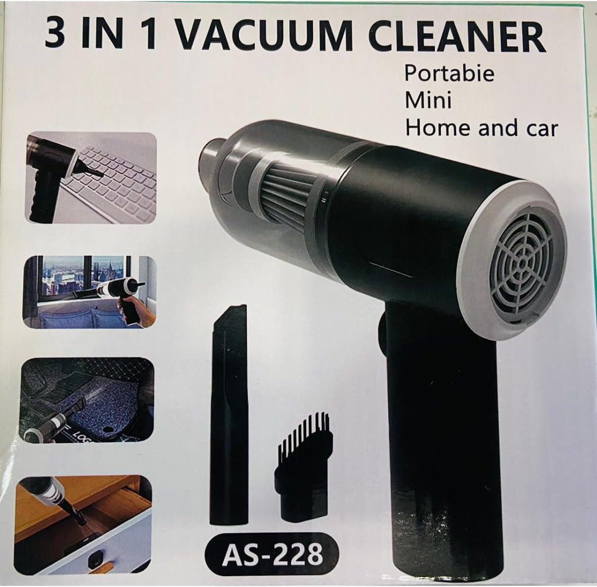 3-in-1 Mini Cordless Vacuum & Blower AS-228(Original)