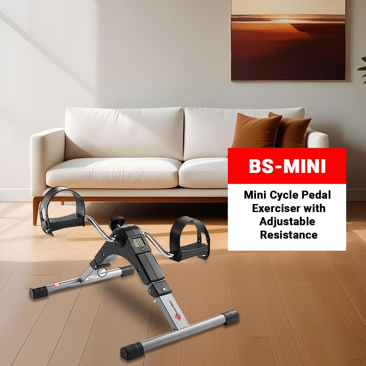 Mini Foldable Arm & Leg Pedal Exerciser