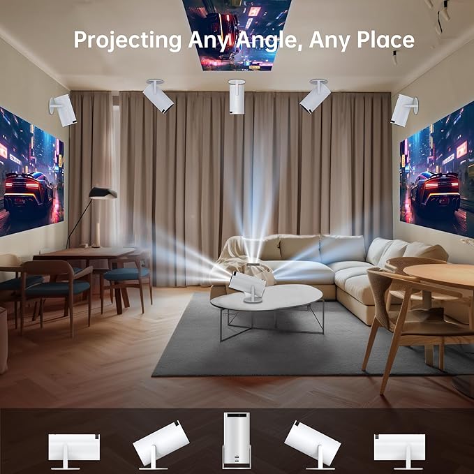 HY300 4K Android Mini Projector with WiFi & Bluetooth