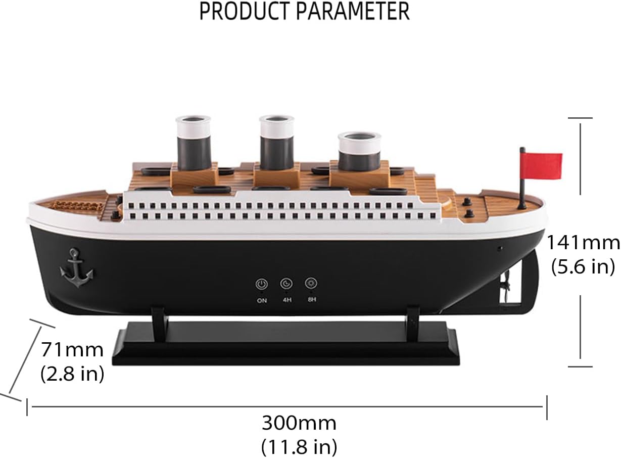 Jellyfish Steam Aromatherapy Oil Diffuser with LED Lights