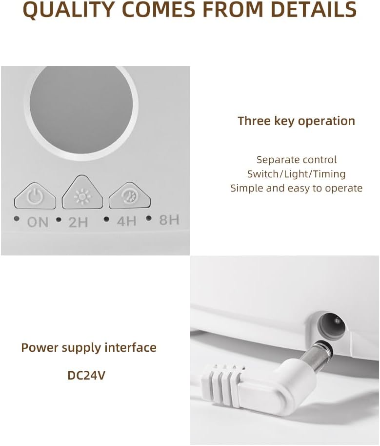 Water Drip Aromatherapy Humidifier with LED Light & Remote