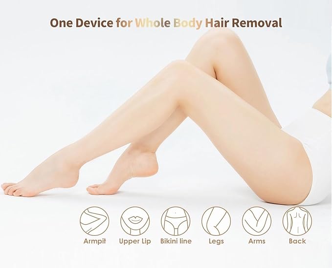 IPL Laser Hair Removal Device for Home Use – 999,999 Flashes