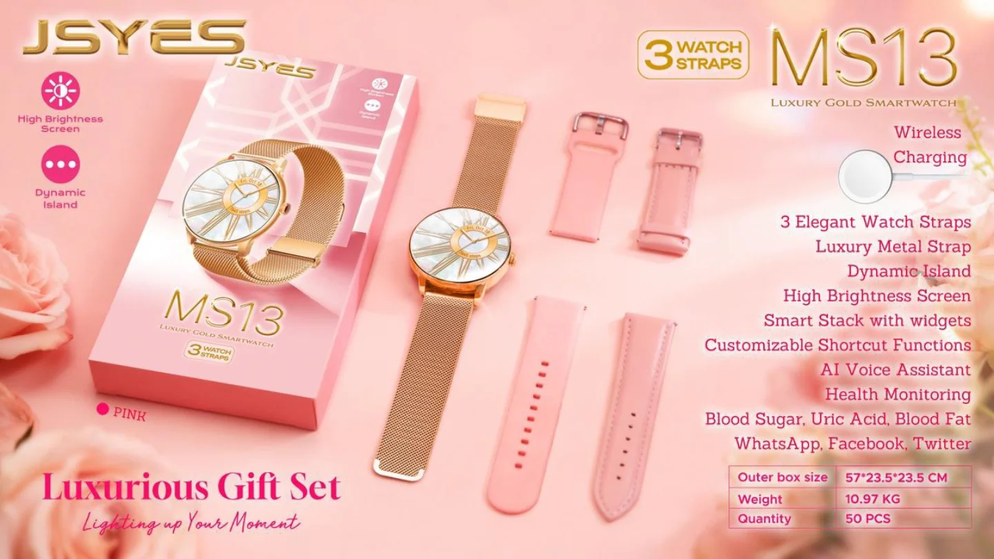 JEYES MS13 Luxurious Smartwatch for Ladies