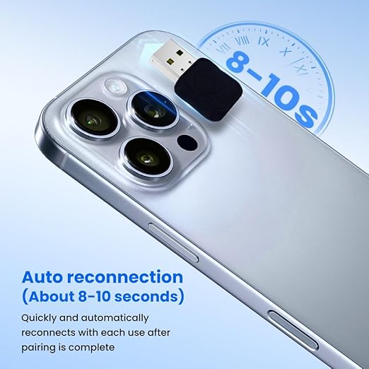 Mini 2-in-1 Wireless Android Auto & CarPlay Adapter