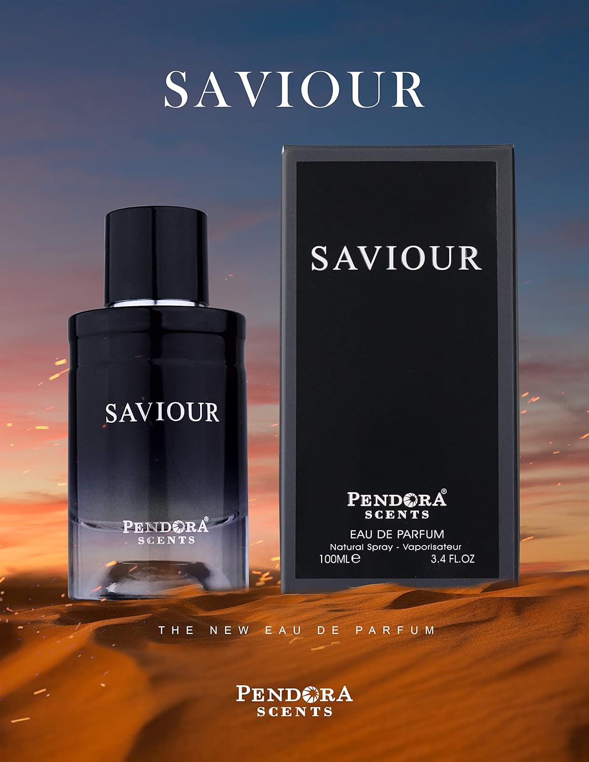 PARIS CORNER Saviour Pendora Men's Eau de Parfum Fragrance for him 100ml PERFUMES