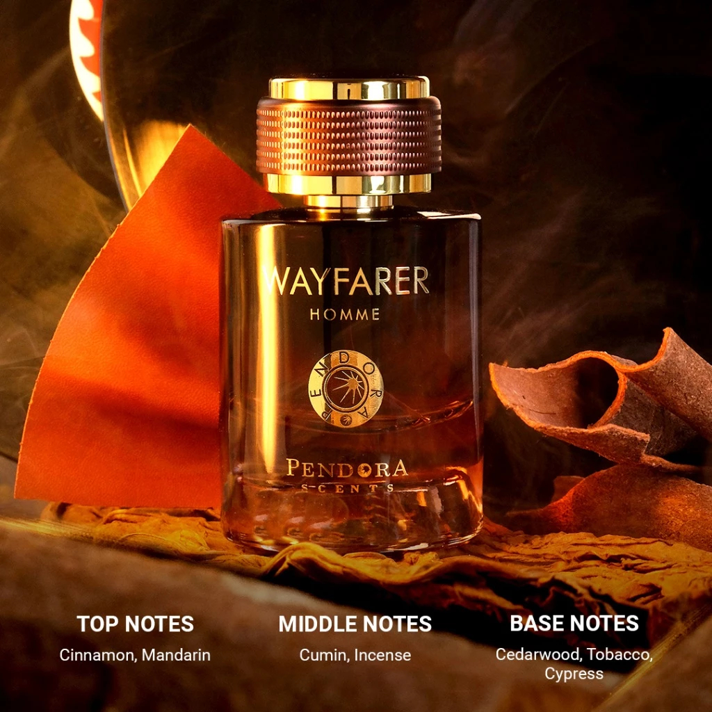 Pendora Wayfarer Homme Eau de Parfum Spray Natural 100 ml