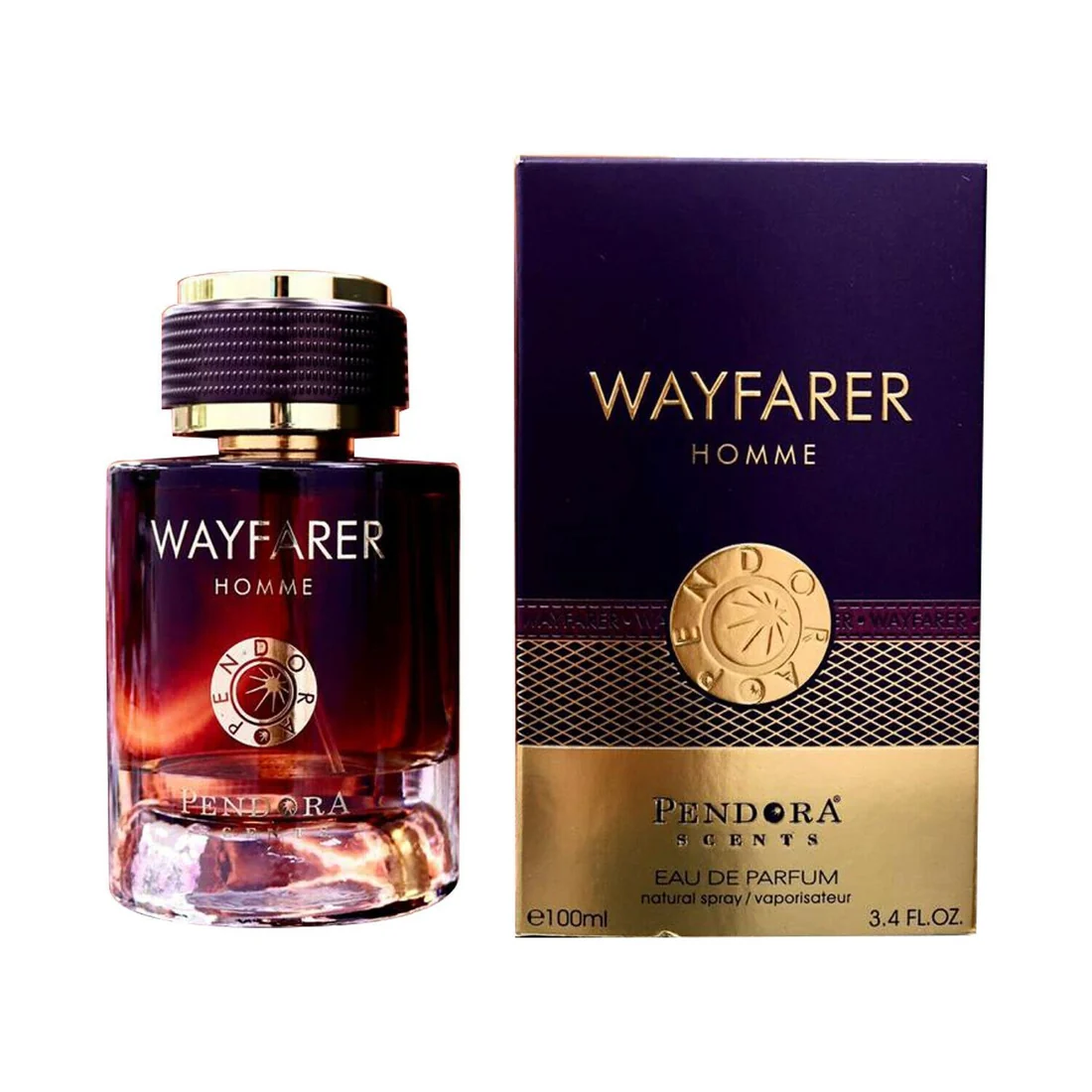 Pendora Wayfarer Homme Eau de Parfum Spray Natural 100 ml